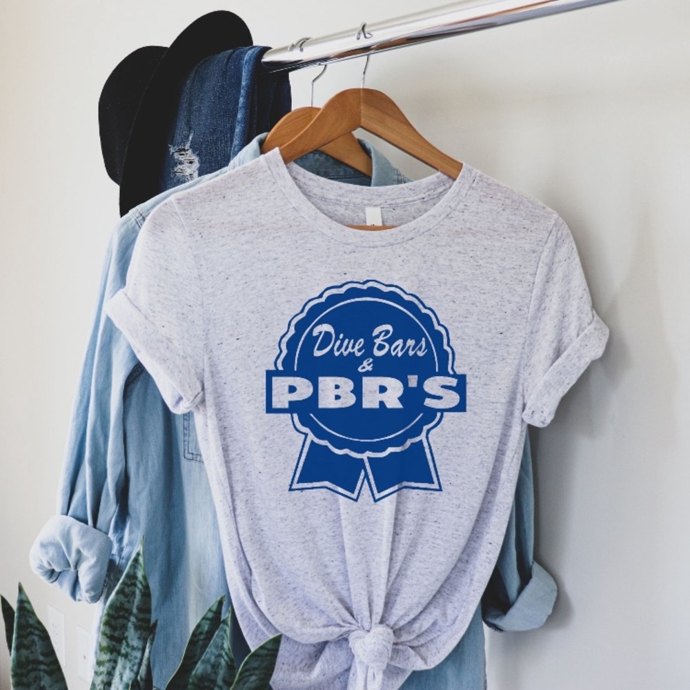 Dive Bars & PBR’s Graphic Tee T-Shirt